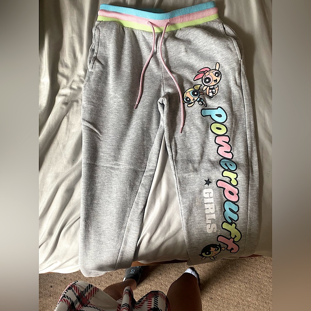 Power puff girls sweats from cartoon network size extra small in great condition